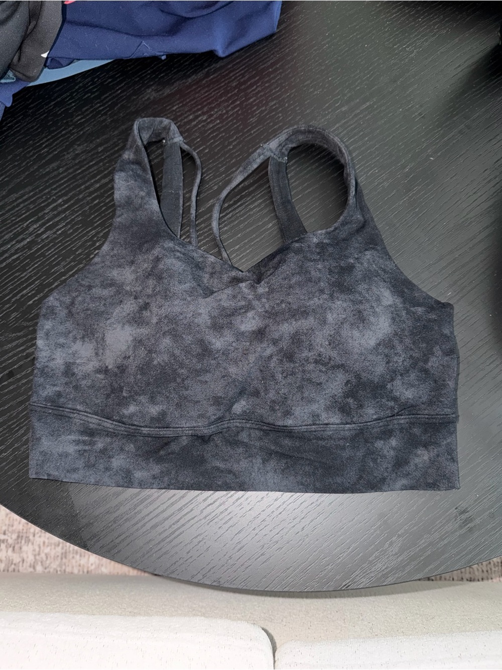 Nike Black Tie-Dye Sports Bra